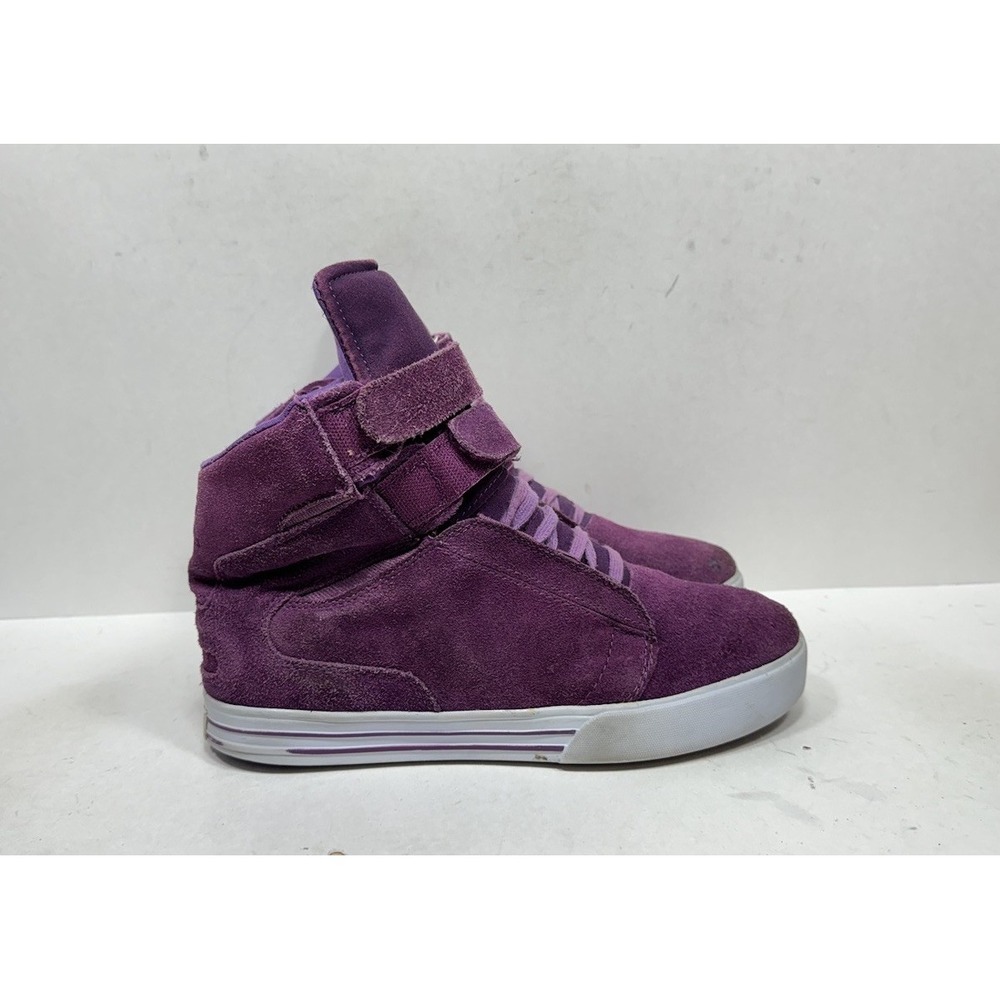 Supra TK Society High Top Purple Skate Shoe Men's Size 8 Sneakers